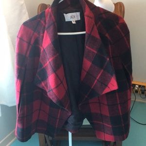Plaid cape!